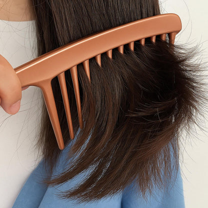 Peigne Larges Dents Satiné – Démêlage Doux & Élégant & Agréable