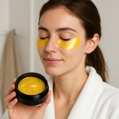 Patchs pour les Yeux Curcuma Vitamine C – Éclat et Hydratation Intense