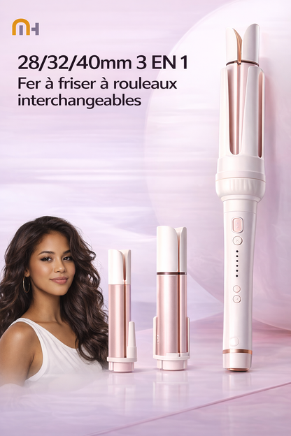 Fer à friser Boucle d'Or à Rotation Automatique- Splendeur&Élégance