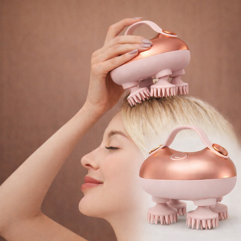 Masseur Électrique Cuir Chevelu- Détente&Soin Capillaire élégant