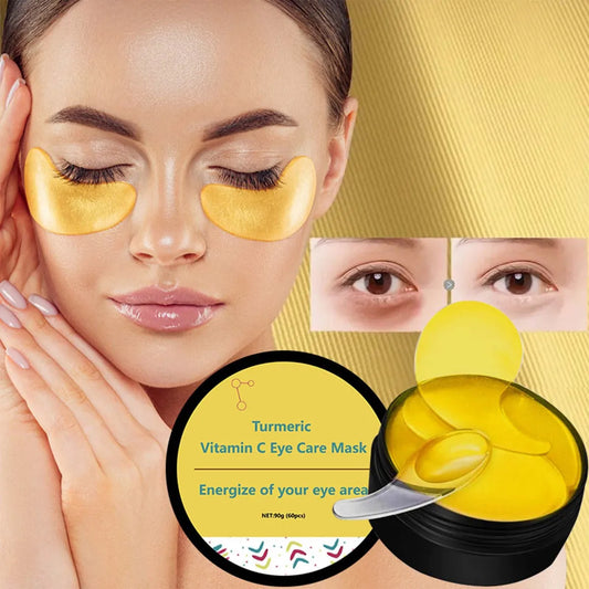 Patchs pour les Yeux Curcuma Vitamine C – Éclat et Hydratation Intense